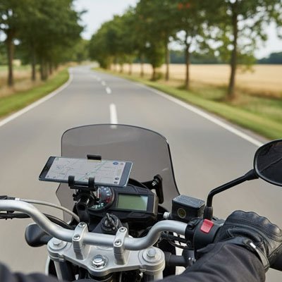 Support moto pour téléphone 