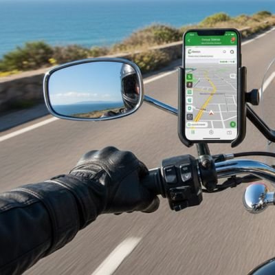 Support moto pour téléphone 