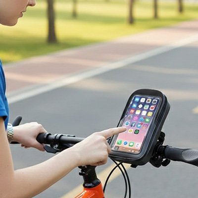 Support telephone velo 