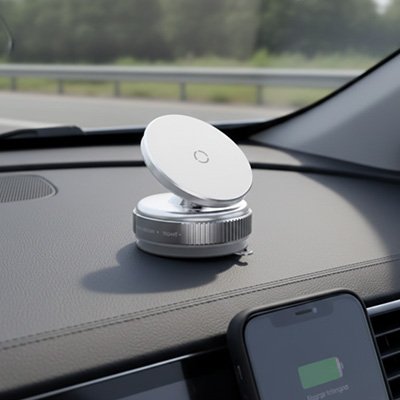 support-telephone-voiture-magnetique-installé-dans-la-voiture 